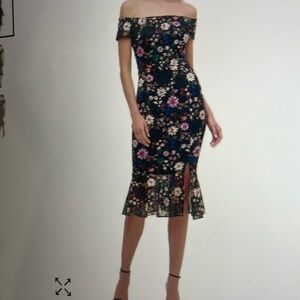 Guess off shoulder dress